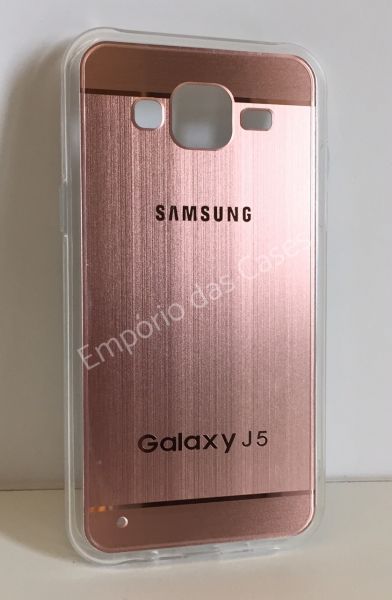 Case Metalizada Rose Galaxy J5 500