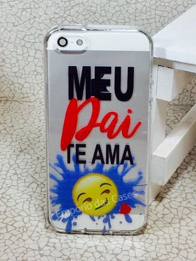 Case de Silicone Meu Pai te Ama iphone 5/5s/SE
