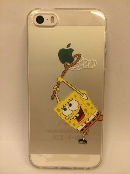 Case de Silicone Bob Esponja iPhone 5c