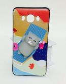 Case 3D Squishy Gatinho na praia Galaxy J7 J710