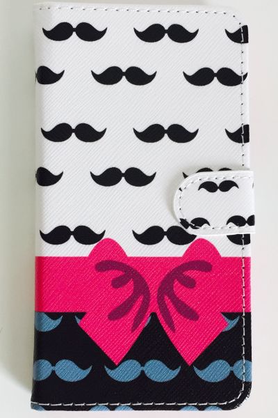 Case Carteira Bigode e Charme iphone 4/4s