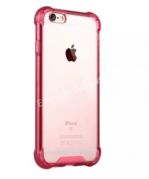 Case Anti Impacto Rosa iPhone X