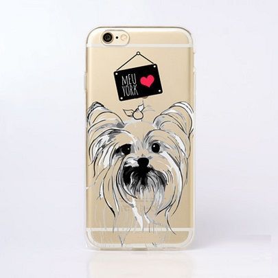 Case de Silicone Dog Yorkshire iphone 4/4s