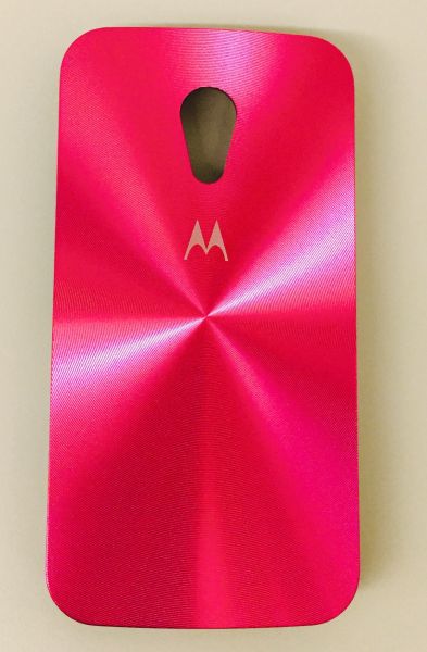 Case Metalizada Pink Moto G 2