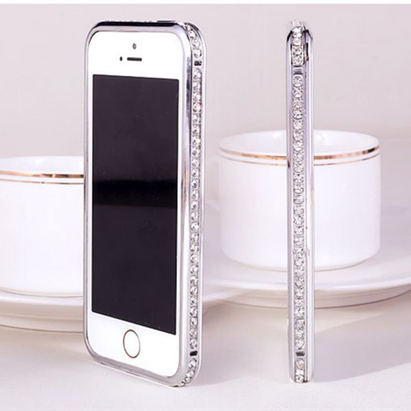 Case Bumper Strass Prata iPhone 4/4s