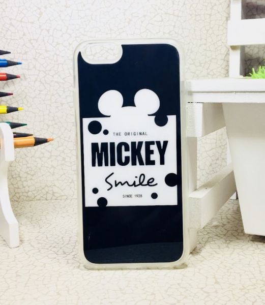 Case Black Mickey Smile iphone 6/6s