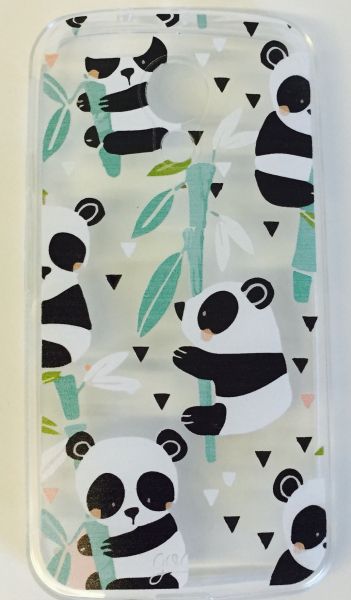 Case de Silicone Panda Moto G2