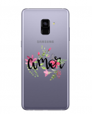 Case de Silicone Amor Galaxy A8