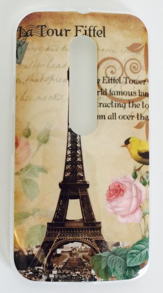 Case de Silicone Paris mod.4 Moto G 3