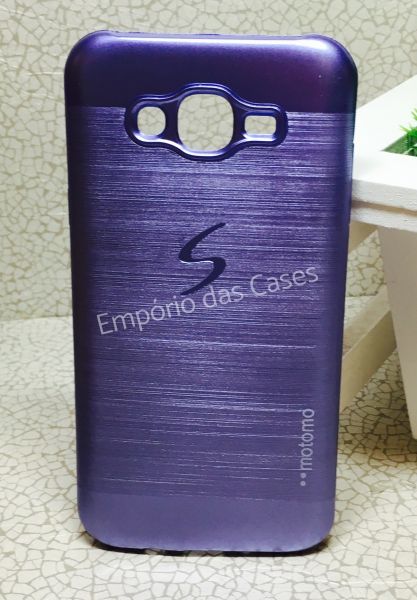 Case Flexível Motomo Roxo Galaxy J7 J700