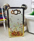 Case Água Orelha Dourado com Vermelho Galaxy J7 J700