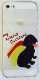 Case de Silicone Dog Dachshund Iphone 5/5s/SE