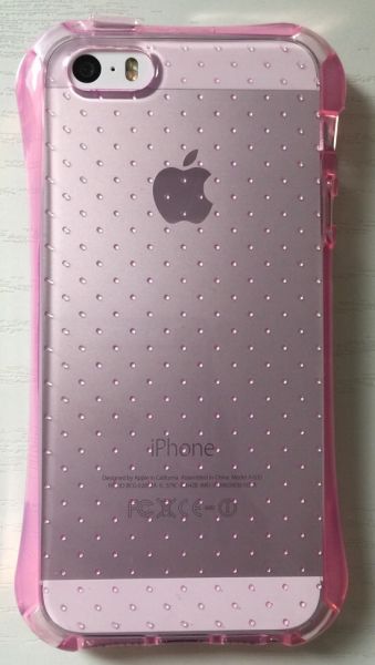 Case Silicone Luxo Rosa iPhone 5/5s/SE