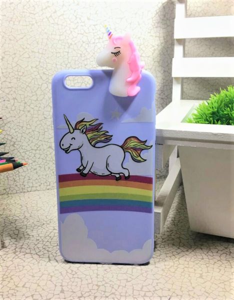 Case 3D Agarradinho Unicórnio iPhone 6 plus/6s plus