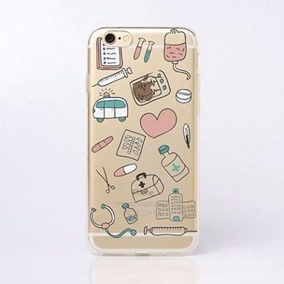 Case de silicone Medicina iPhone 5c
