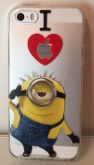 Case de Silicone I love Minions iPhone 5c