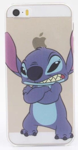 Case de Acrílico Stitch Bravo iPhone 5/5s/SE