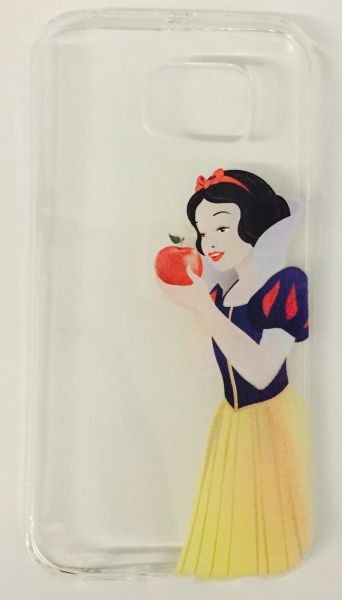 Case de Silicone Branca de Neve Galaxy S6 Edge