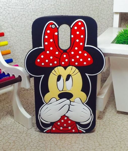 Case 3D Minnie Moto G4 / G4 Plus