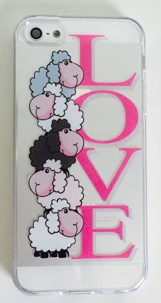 Case de Silicone Ovelha Love iphone 5/5s/SE