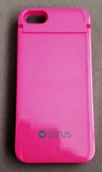 Case Zenus Pink c/ espelho e porta cartão iPhone 5/5s/SE